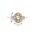 Bague 55 Bague Ancienne Or Jaune Diamants 58 Facettes 105-GS35025-1