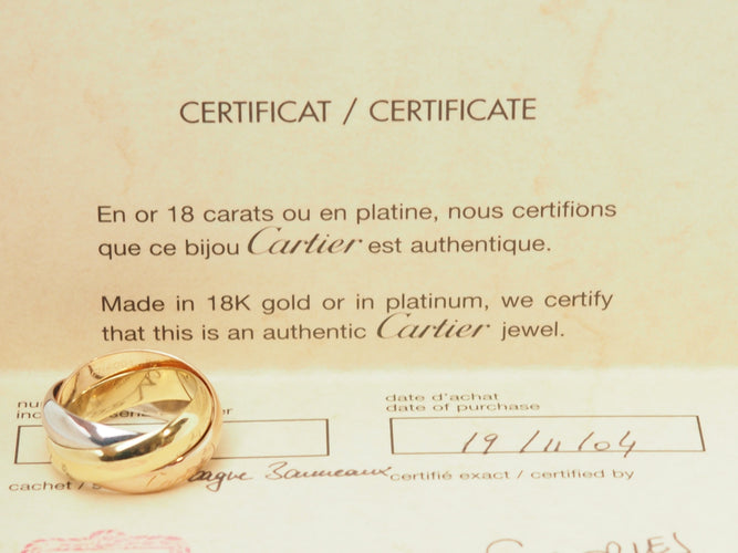 Bague 56 Bague Trinity XL de Cartier 58 Facettes