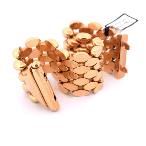 Bracelet BRACELET EN OR 18 KT - Années 1950 58 Facettes