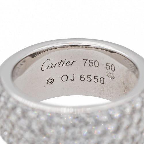 Bague 50 Cartier Bague Nouvelle Vague Or blanc Diamant 58 Facettes 3282180CN