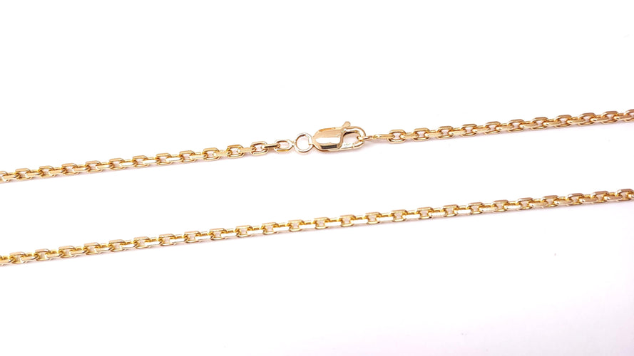 Collier Chaîne maille forçat massive 55 cm 58 Facettes CH.COU.1210/1