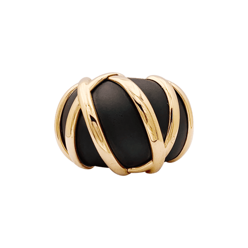 Bague 56 Bague Pomellato "Titanio" or rose, titane. 58 Facettes 34336