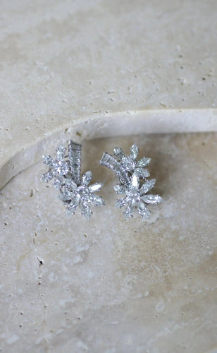 Boucles d'oreilles Guillemin & Soulaine Boucles d'Oreilles Fleur Diamants 58 Facettes