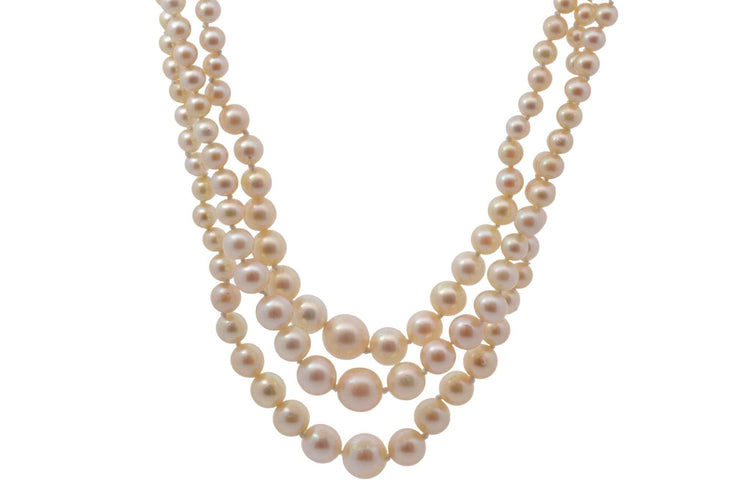 Collier Collier vintage perles de culture 58 Facettes 27405