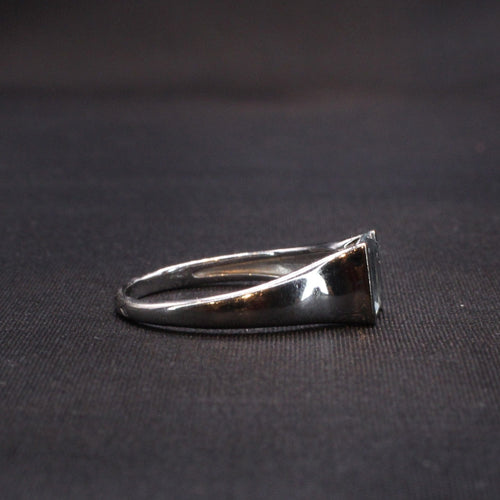 Bague Bague rectangulaire aigue-marine 58 Facettes MG2