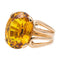 Bague 54 Bague Or rose Citrine 58 Facettes 2662124CN