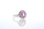 Bague 52 Bague saphir rose et diamants 58 Facettes 25429 25445