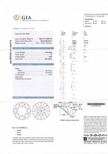 Bague Bague solitaire accompagné 1.04 ct, or blanc. 58 Facettes 30717