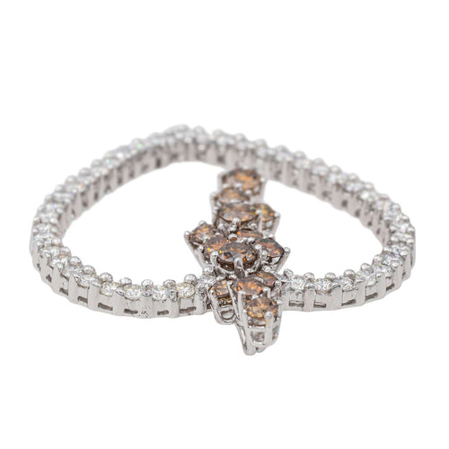 Pendentif Pendentif Coeur Or blanc Diamant 58 Facettes 3351134CN