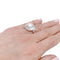Bague 56 Bague platine diamant 2,51 ct entourage baguette. 58 Facettes 32596