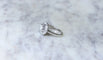 Bague Bague Cible Art Deco Diamants sur Or et Platine 58 Facettes