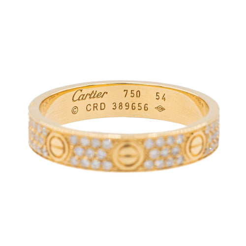 Bague 54 Cartier Bague Alliance Love Or jaune Diamant 58 Facettes 3083843CN