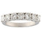 Bague 55 Bague en or blanc avec 7 diamants taille brillant, 1,42 ct 58 Facettes G3828