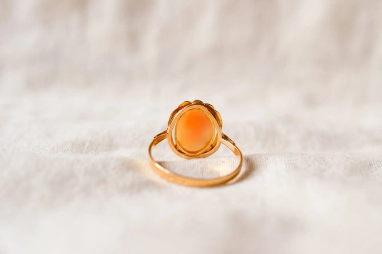 Bague 59 Bague Camée striée 58 Facettes Ref3116