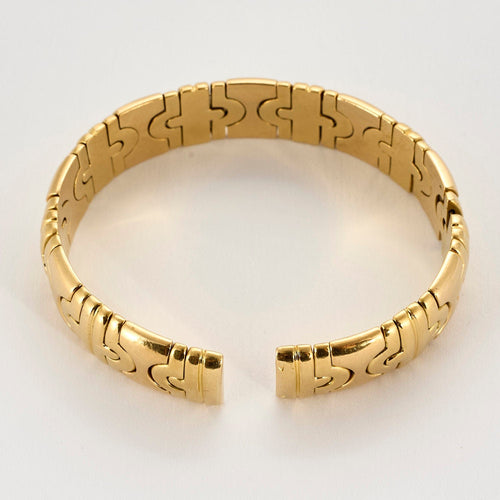 Bracelet Bracelet jonc ouvert en or jaune 58 Facettes RAM2844