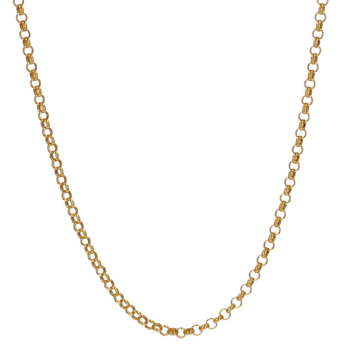 Yellow gold chain with jaseron mesh second-hand