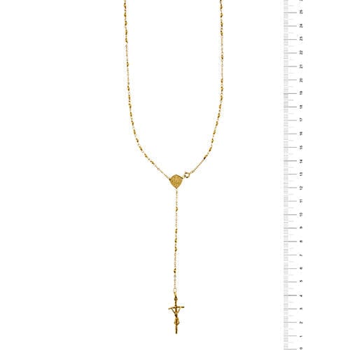 Collier Collier chapelet en or jaune 58 Facettes 37623