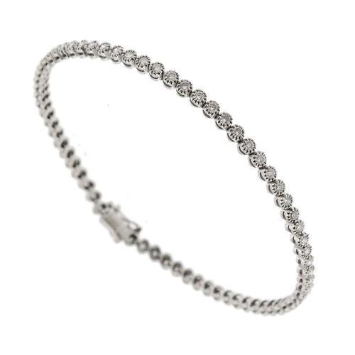 Bracelet Bracelet tennis avec diamants de 2,76 ct 58 Facettes 14758
