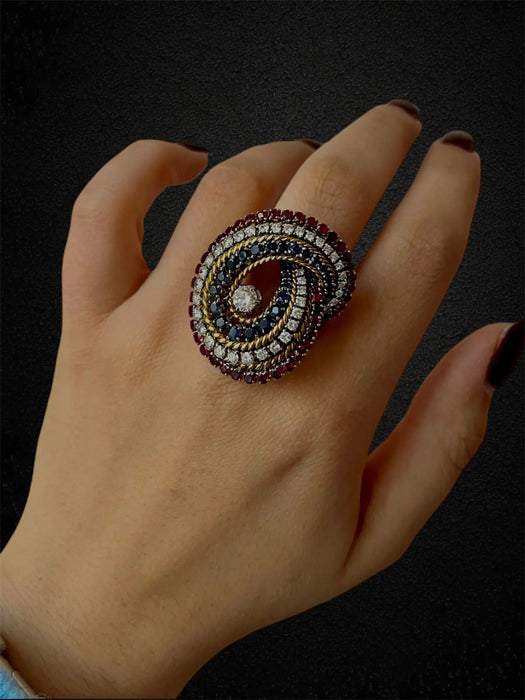 Bague Magnifique bague spirale Dolce Vita vintage 58 Facettes