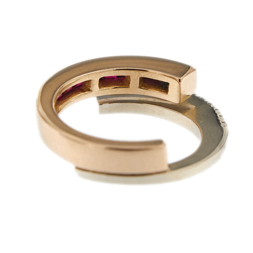 Bague 55 Bague rubis et diamants 58 Facettes 24158