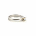 Bague 59 Solitaire Or Blanc 18k & Diamant 58 Facettes 78-GS092303