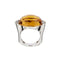 Bague 56 Bague citrine et diamants 58 Facettes 12776