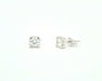 Boucles d'oreilles Boucles d'oreilles point lumineux avec diamants de 0,98 ct 58 Facettes