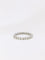 Bague 53.5 Alliance américaine or blanc diamants 1,25 ct 58 Facettes J71