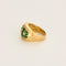 Bague 52 Bague bandeau or jaune, émeraudes et diamants 58 Facettes CRE0041