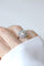 Bague 55 Bague Cible Ronde Art Déco Or blanc, Platine et Diamants 58 Facettes