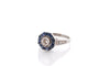 Bague 53 Bague art déco diamant et saphirs calibrés 58 Facettes 27482
