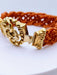 Bracelet Bracelet ancien corail important fermoir or jaune 58 Facettes