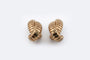 Boucles d'oreilles Oro Giallo Orecchini tubo-gas in Carlo Weingrill 58 Facettes ORC216