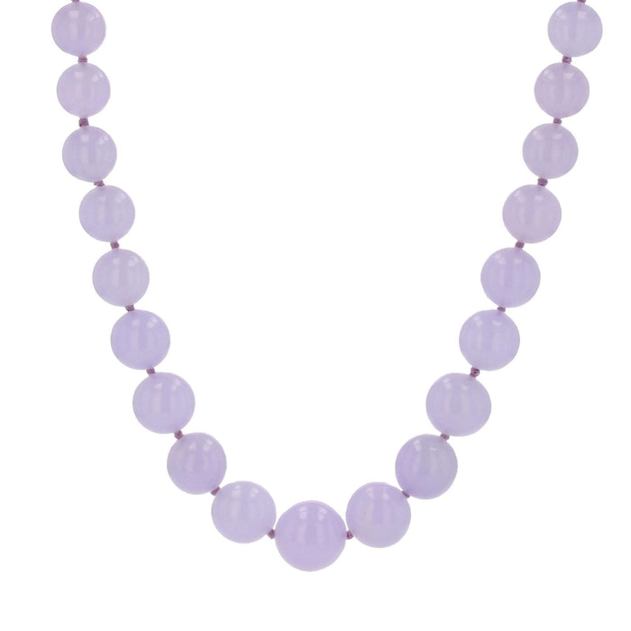 Collier Collier de perles de jade jadeite parme 58 Facettes 21-400