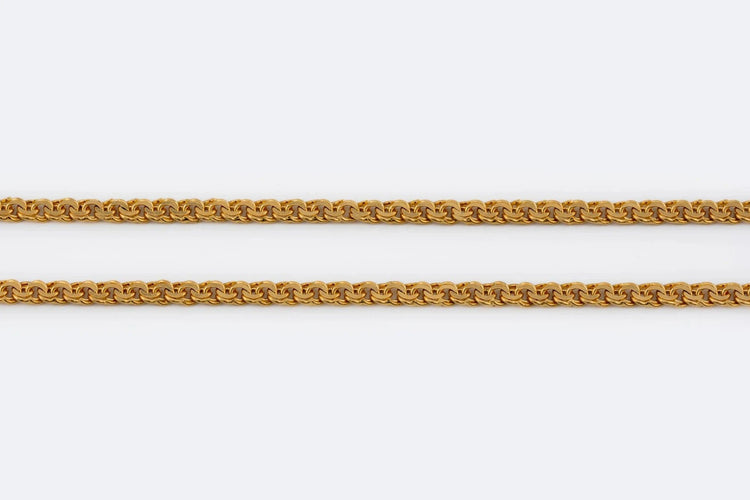 Collier Oro Giallo Catena in oro giallo 58 Facettes col297