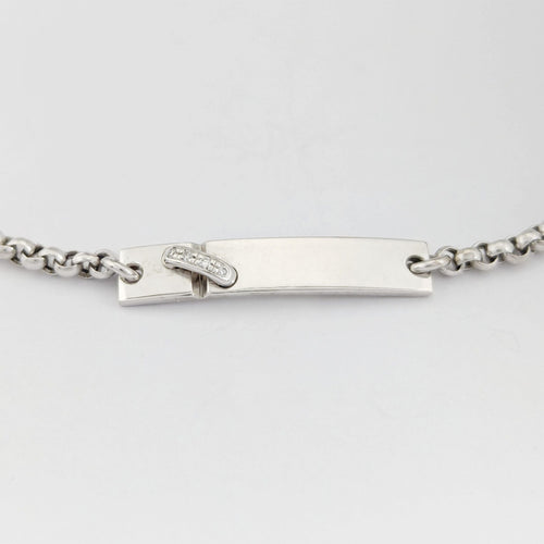 Bracelet Chaumet - Bracelet « Lien » en or blanc et diamants 58 Facettes 32655