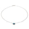 Collier Fred Collier Pain de sucre Or blanc Topaze 58 Facettes 3249892CN