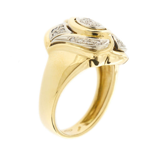 Bague 57 Bague 2 ors diamants 58 Facettes 33599