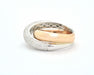 Bague Bague Wagner en or blanc et rose 58 Facettes