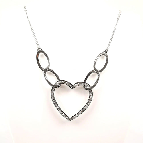 Collier Collier maille forçat, or et diamants 58 Facettes