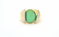 Bague Bague avec turquoise et diamants 58 Facettes