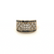 Bague 56 Bague Bandeau Or Jaune Diamants & Saphirs 58 Facettes 1-GS32118-02
