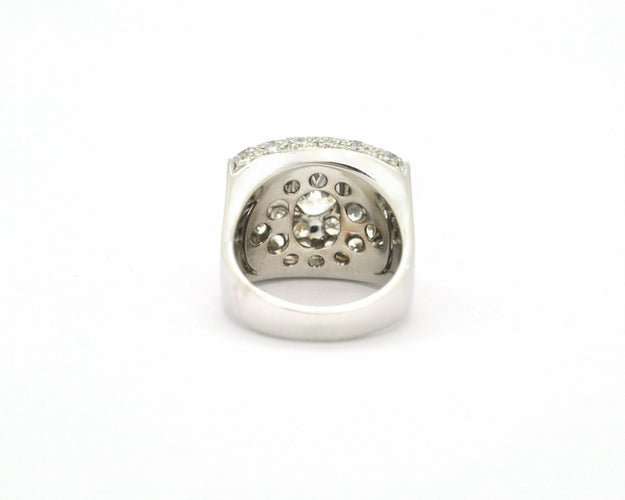 Bague avec diamants de 3,15 ct 58 Facettes