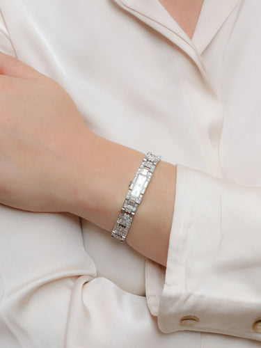 Montre Montre Art Déco diamants platine 58 Facettes 944
