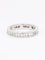 Bague 54 Alliance diamants baguette or blanc 58 Facettes 1163.13