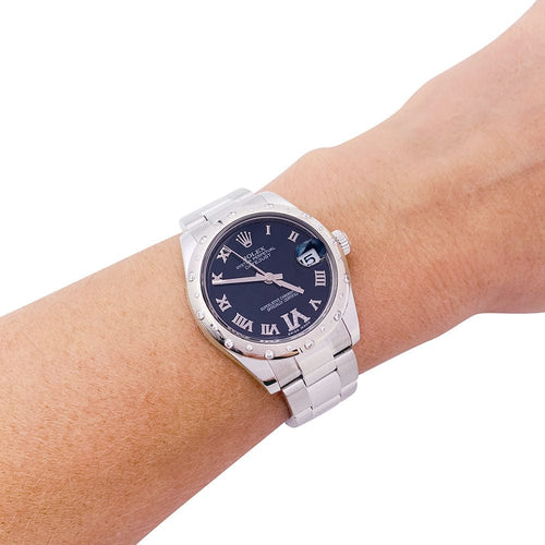 Montre Montre Rolex, "Oyster Perpetual Datejust", acier, diamants. 58 Facettes 33179