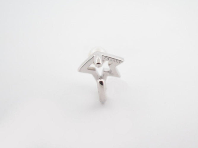 Boucles d'oreilles bijou d'oreille TASAKI 1 clip comet plus argent massif perle 58 Facettes 258988