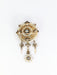 Broche Broche ancienne guirlande or argent perles fines diamants taille ancienne 58 Facettes 340B