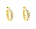 Boucles d'oreilles Orecchini Chimento in oro giallo e bianco 58 Facettes