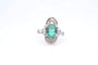 Bague Bague Vintage émeraude & diamants 58 Facettes 25105